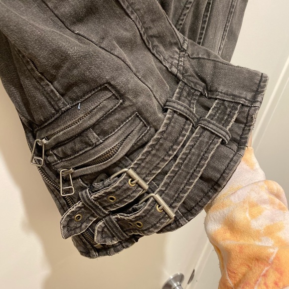 Vintage denim biker jacket - Picture 6 of 6